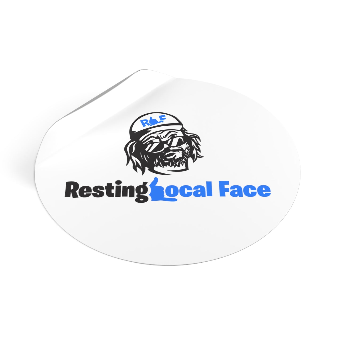 Round RLF Vinyl Stickers