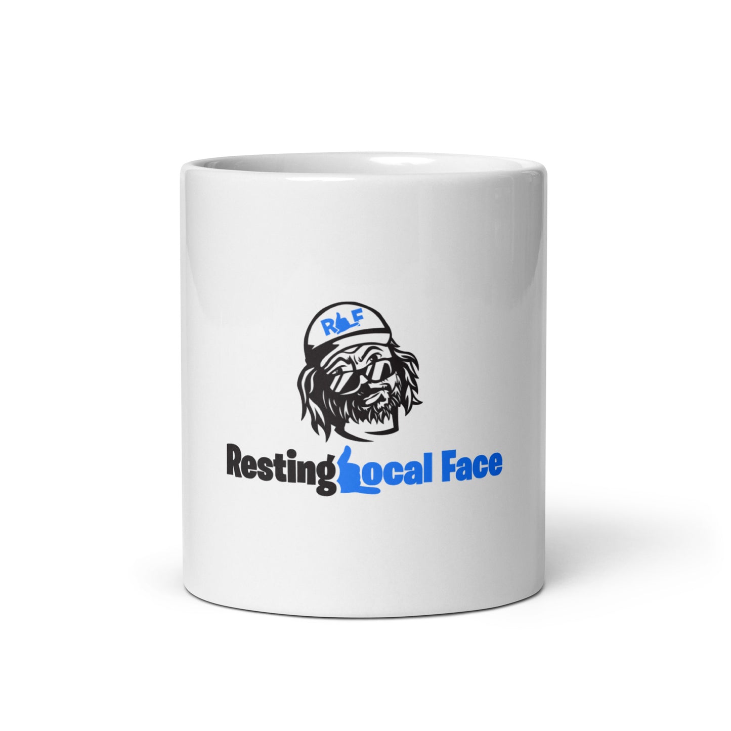 Resting Local Face Coffee Mug