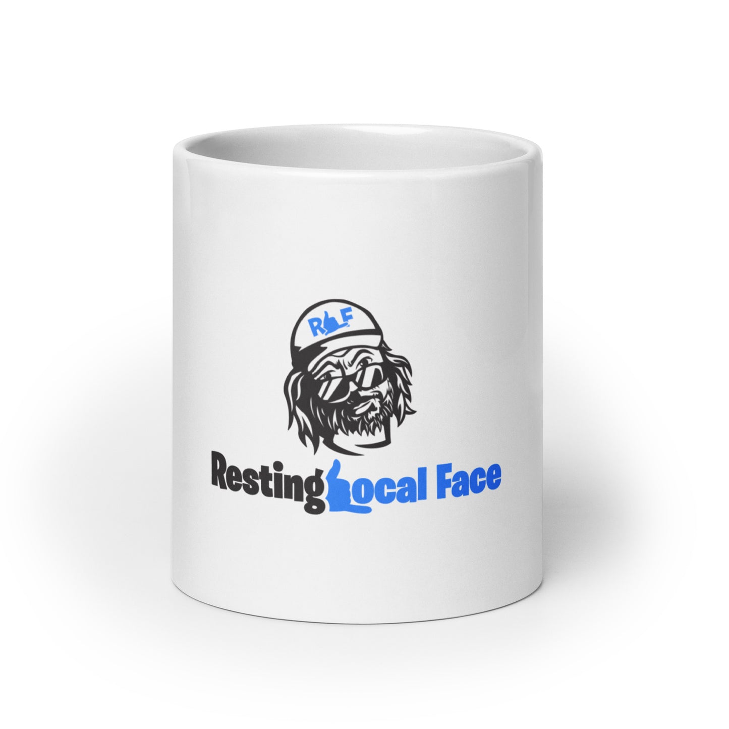 Resting Local Face Coffee Mug